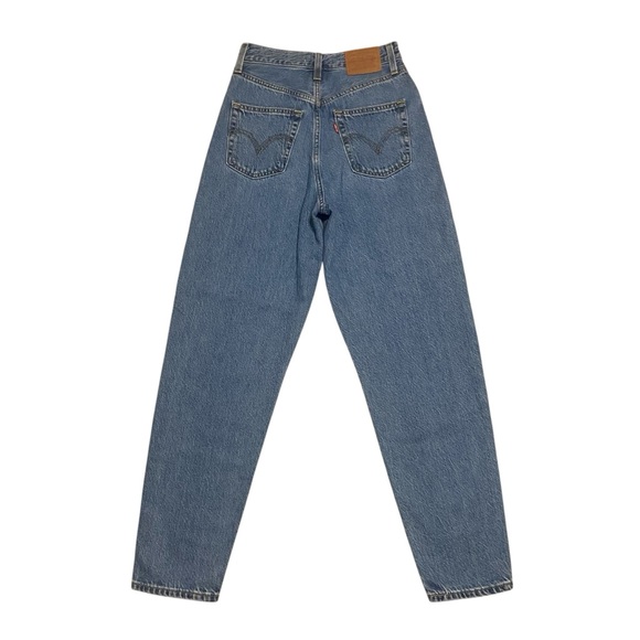 Levi's Premium High Loose Taper Blue Jeans 24 - Picture 4 of 13